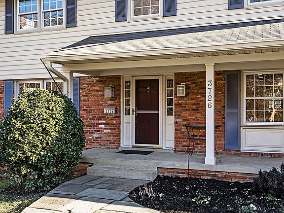 Front door and porch