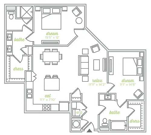 Floor plan B2