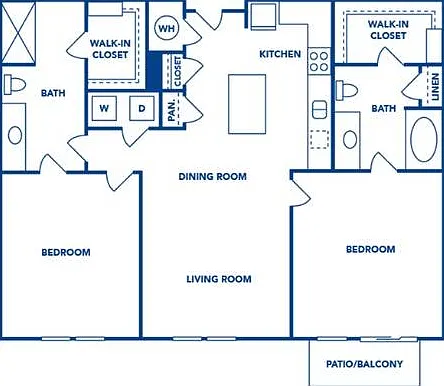 2 Bedroom | 2 Bath | 1165 SF 2 Bedroom | 2 Bath | 1165 SF
