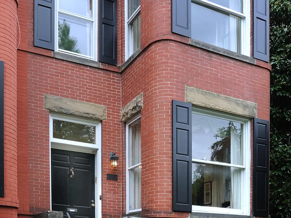 The classic Georgetown house in which your apartment is located.