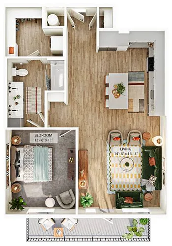 Floor plan A5B