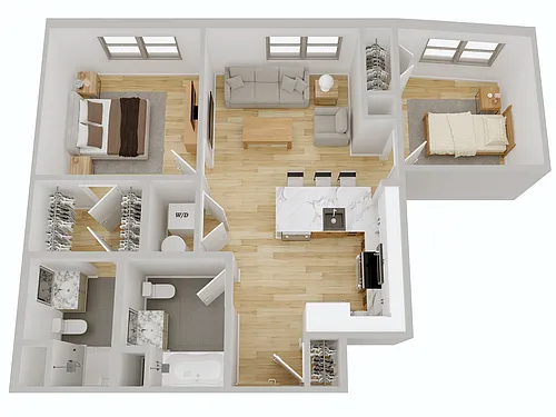 Floor plan Style B3