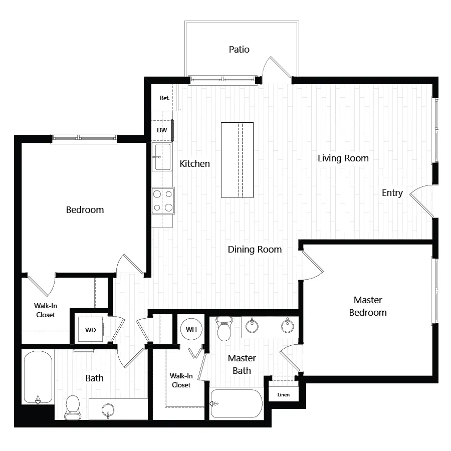 Floor plan Plan 2B