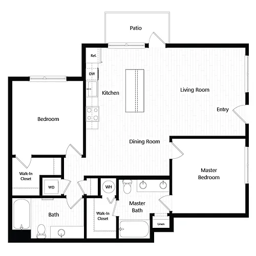 Floor plan Plan 2B