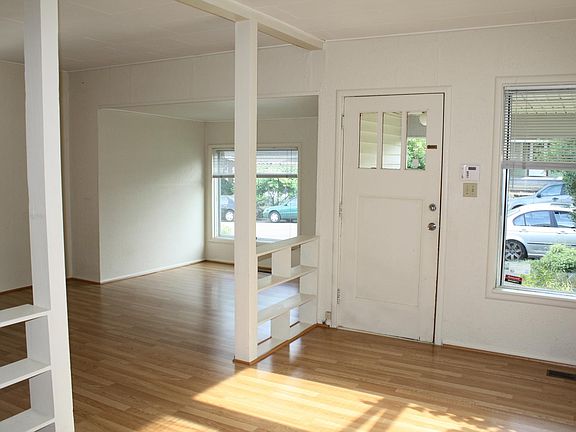 Front door, front room