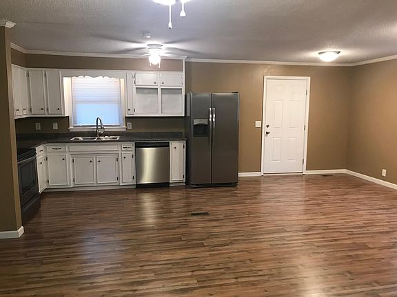 Large, open kitchen/dining space