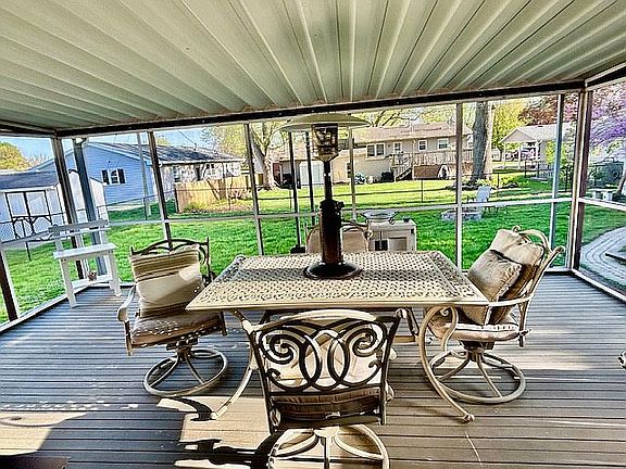Screened porch off Kitchen
