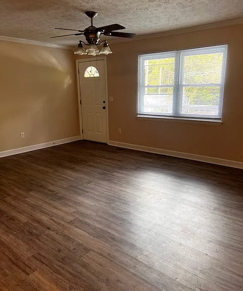Living room and front door (upper story)