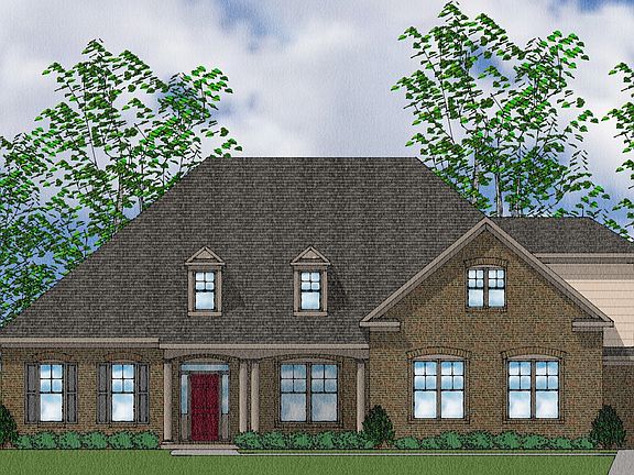 The Shelburne Elevation A Side Entry - With Bonus Room