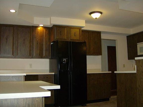 Kitchen with desk