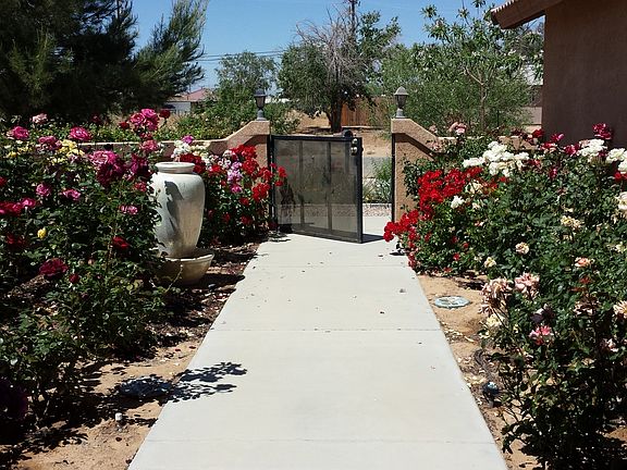 Front Walled-in Rose Garden