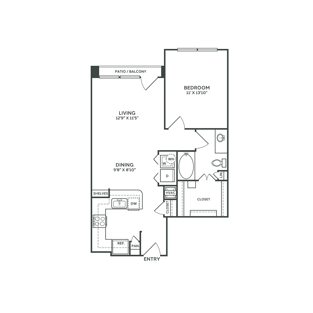 Floor plan A4 Renovated