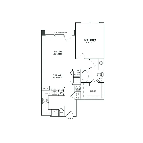 Floor plan A4 Renovated