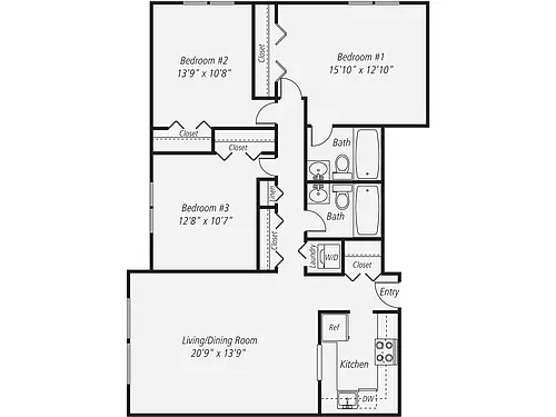 Floor plan C1