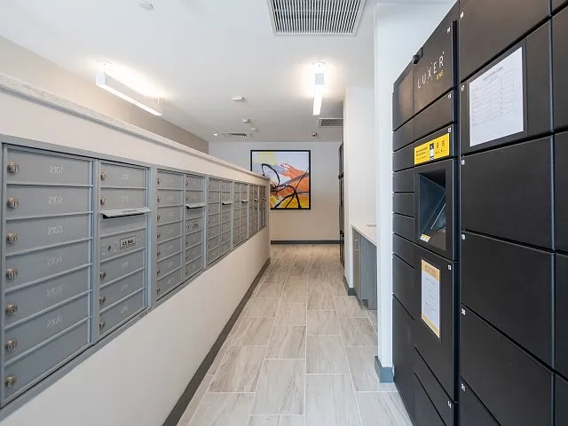 Dwell 2nd Street Luxer Package Lockers
