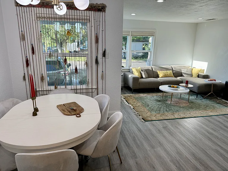 Dining Room and Living Room
