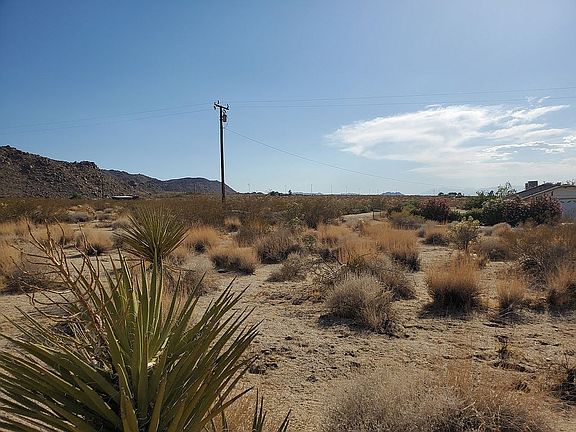 Power line in front of lot.