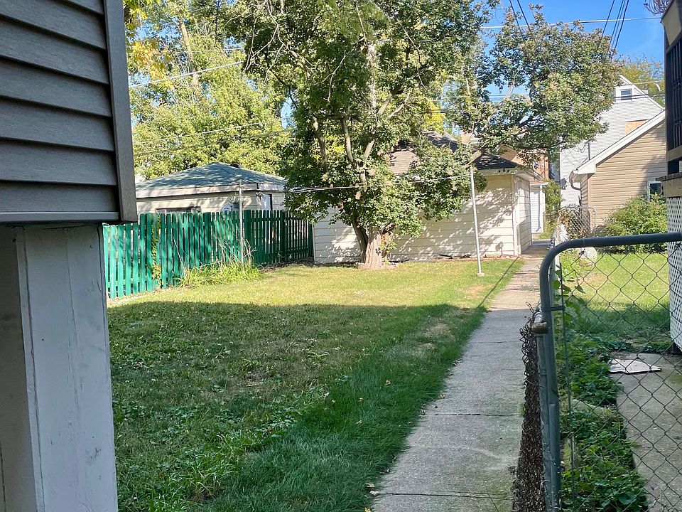 Gated back yard.