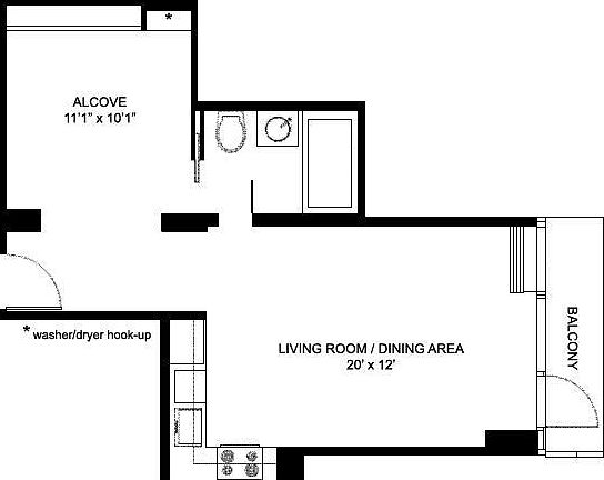 2nd image of 425 E 13th St APT 6B