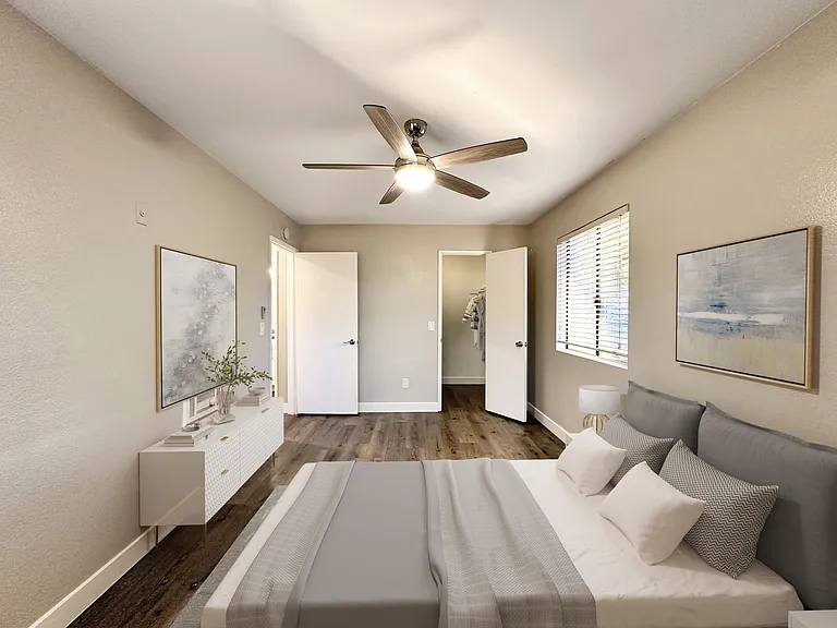 Eucalyptus Floorplan Primary Bedroom (Large Walk-In Closet)