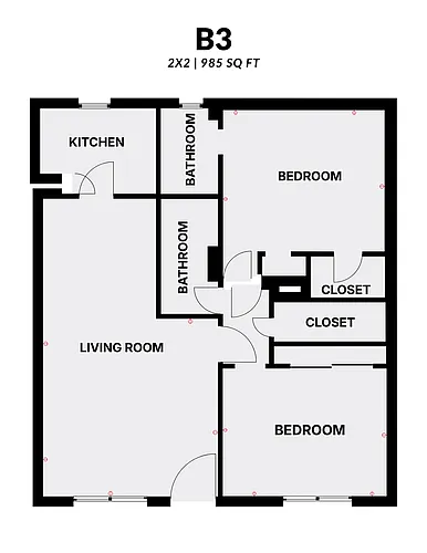 Floor plan 2X2