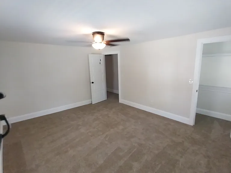 Master bedroom. New carpet in all 3 bedrooms.
