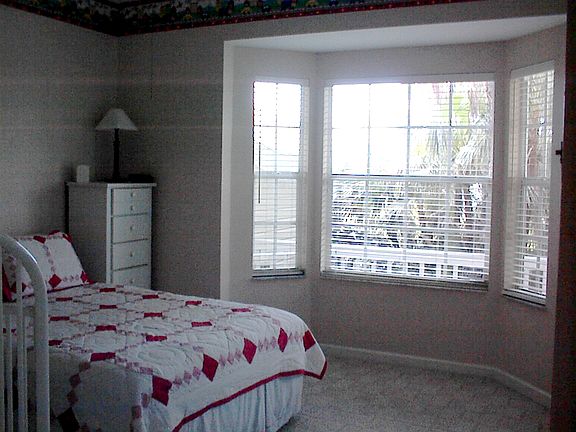 Bedroom #2 has a bay- feature