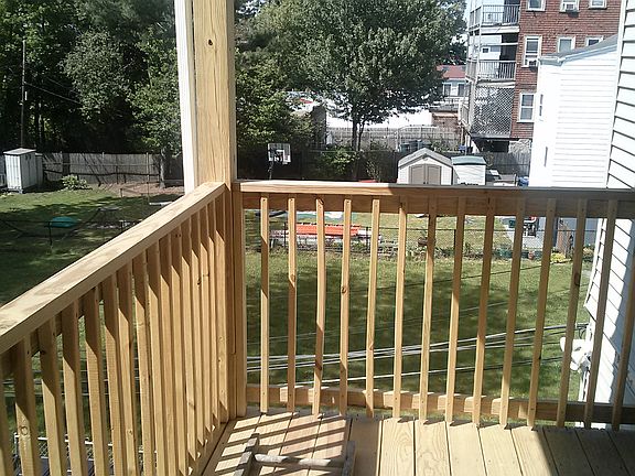 Newly done rear porch