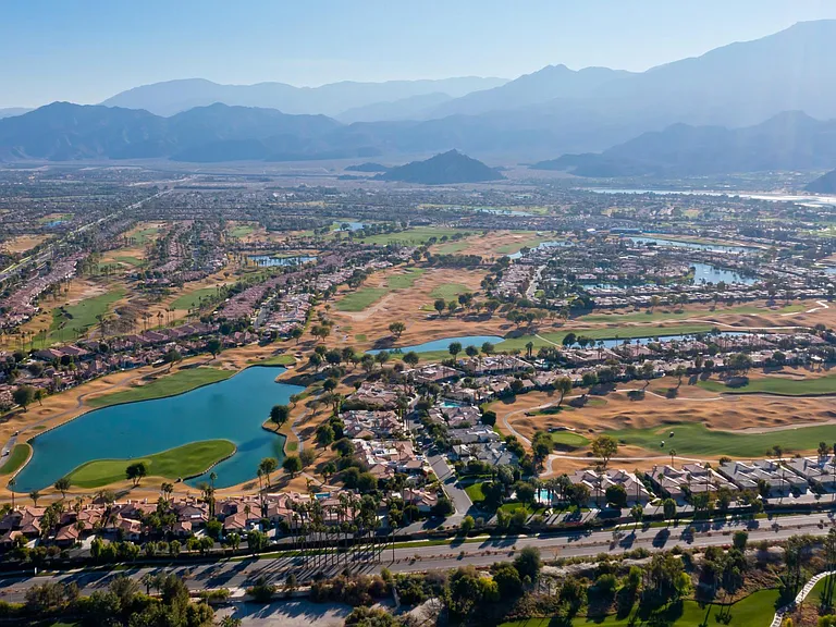 Bottom left is hole 6 & 7 of the Stadium Course