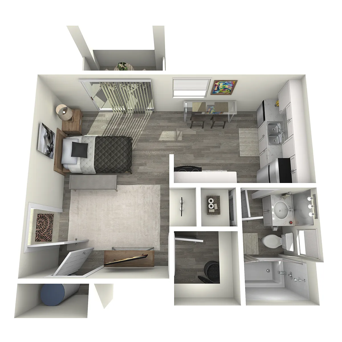 Floor plan S1 | Studio | Classic