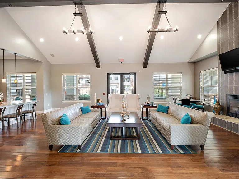 Charming Clubhouse Seating