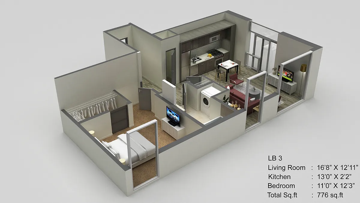 Floor plan LB 3