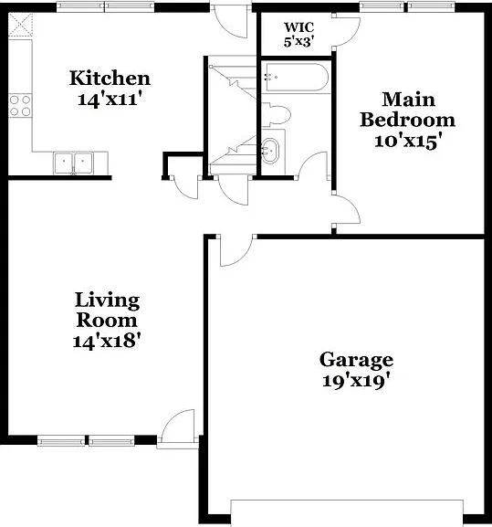 3 bed, 2.0 bath, 1100 sqft, $2,060 — Photo 2