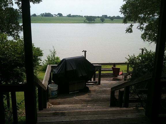 View of lake from porch