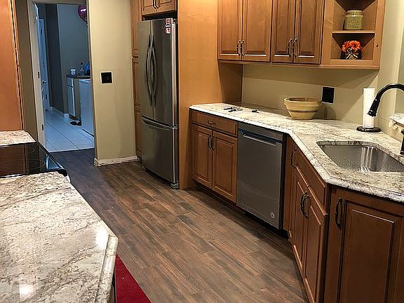Remodeled kitchen