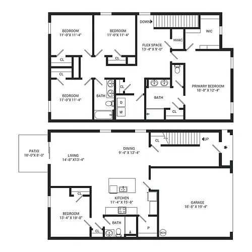 Floor plan Robie