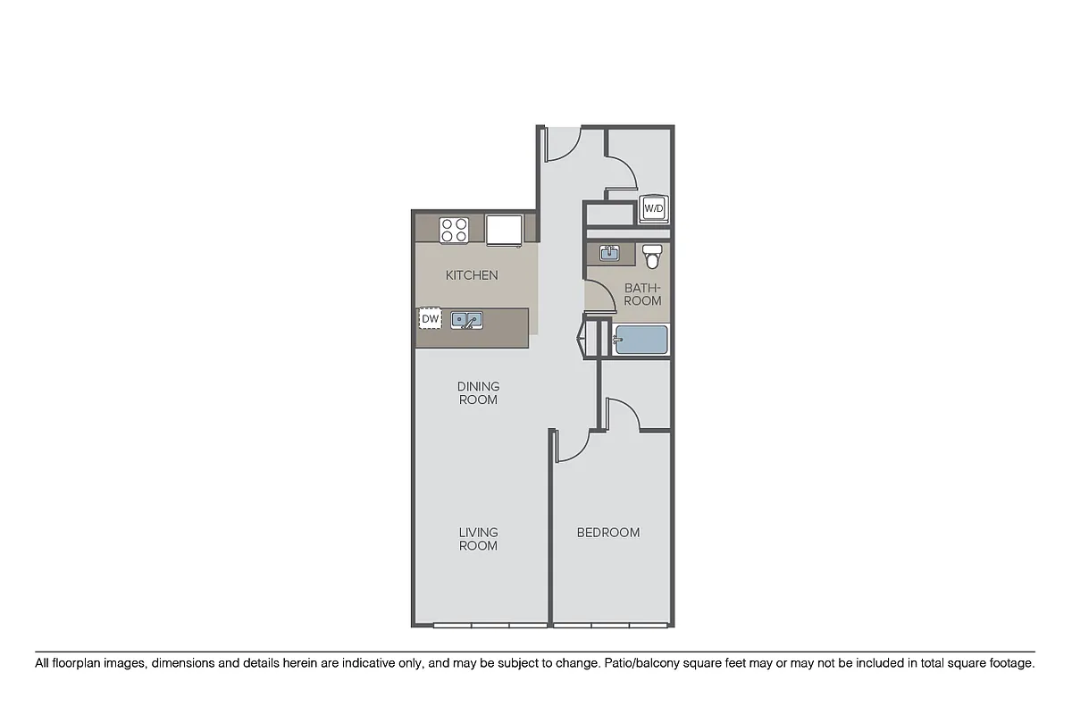 Floor plan Plan 1E