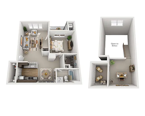 Floor plan Aster Gardens Loft (A1BL)