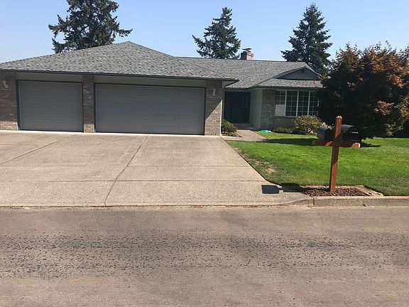 RV parking next to garage