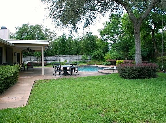large backyard
