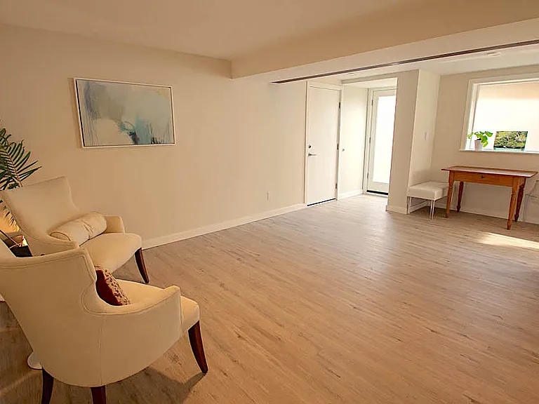 Open Living space off large open kitchen