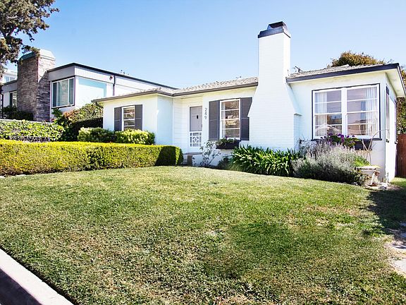 front view looking up