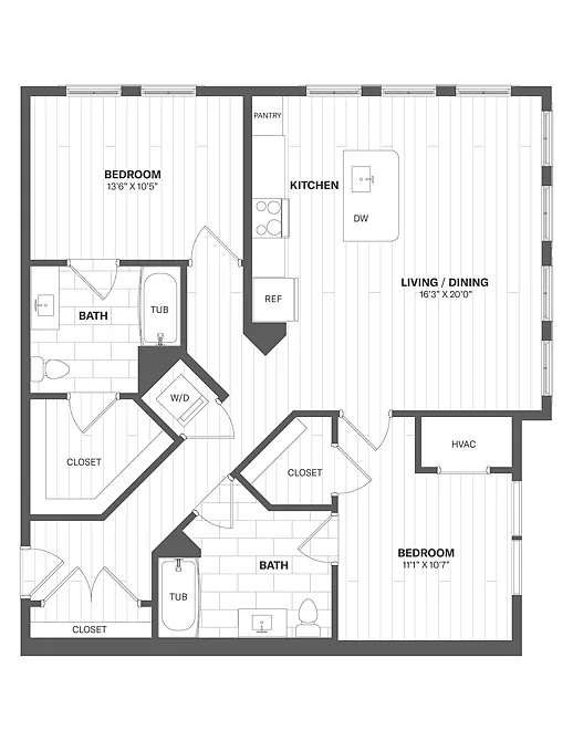 Floor plan B6