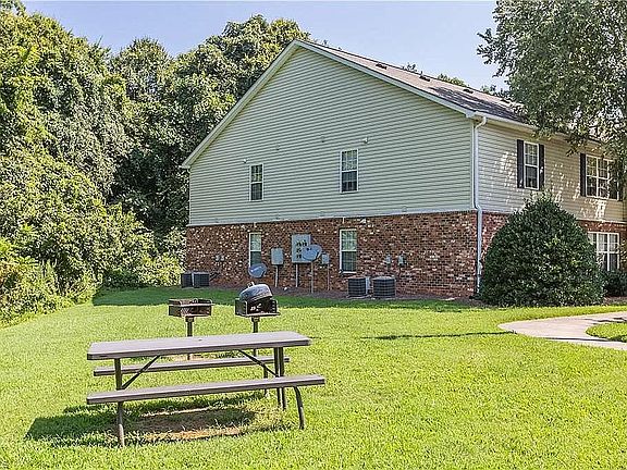 Large open side yard