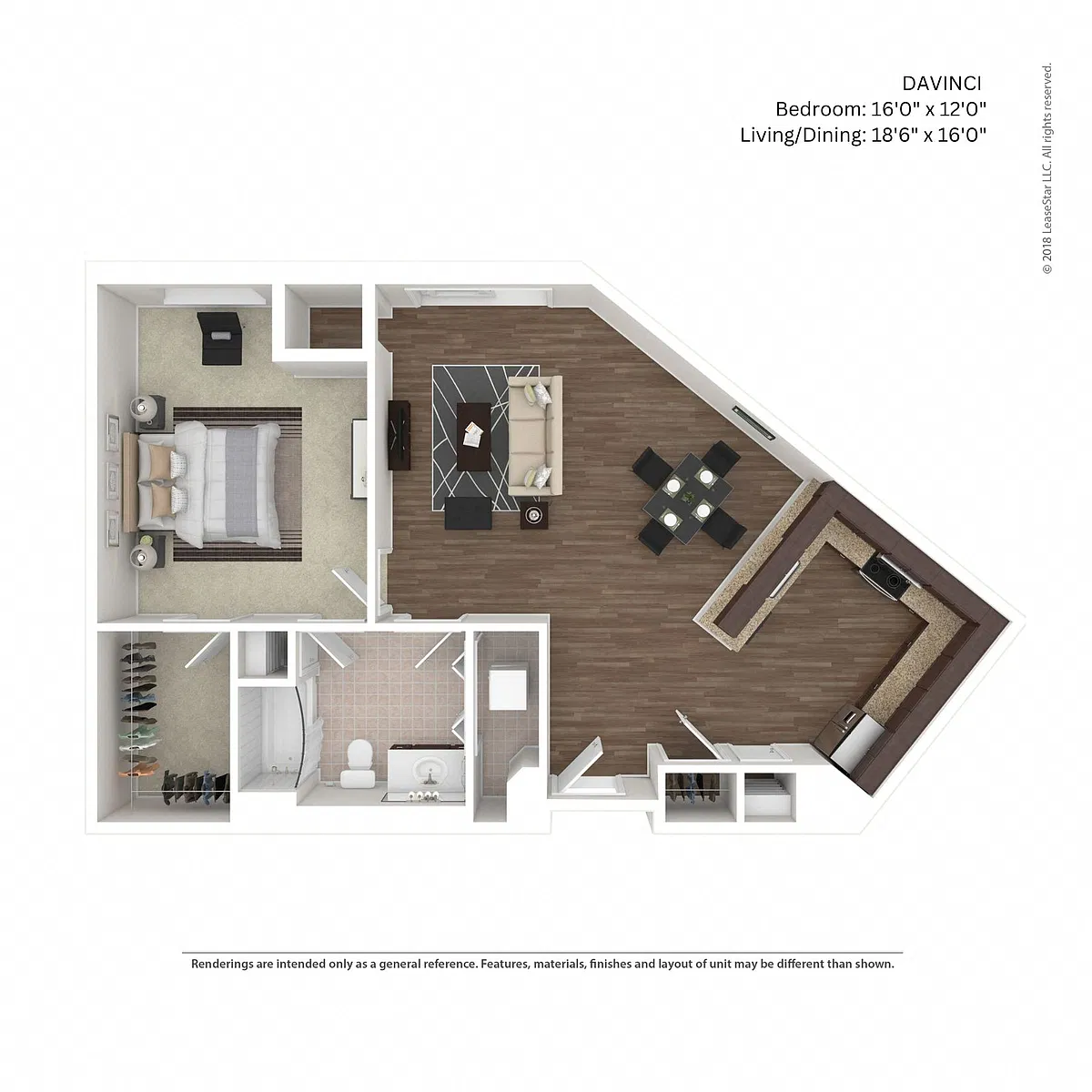 Floor plan DaVinci