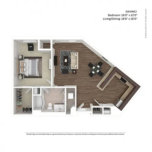 Floor plan DaVinci