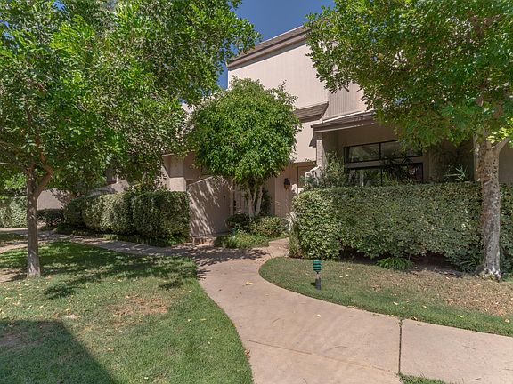 Tree Lined walkway to unit