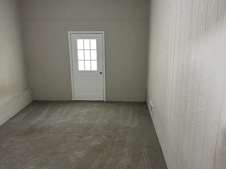 Bedroom 4, view from laundry room
