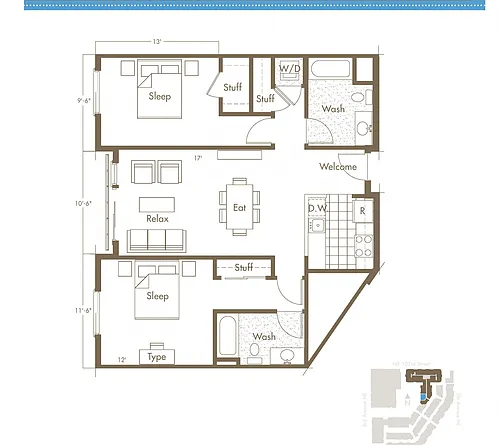 Floor plan B14