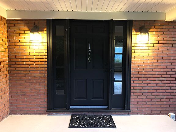 Warm and inviting front door